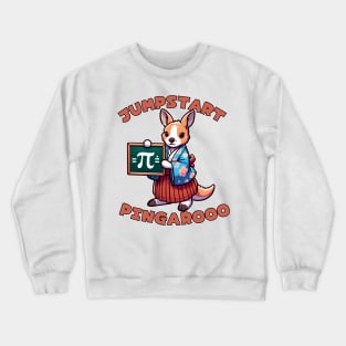 Pi day kangaroo Crewneck Sweatshirt